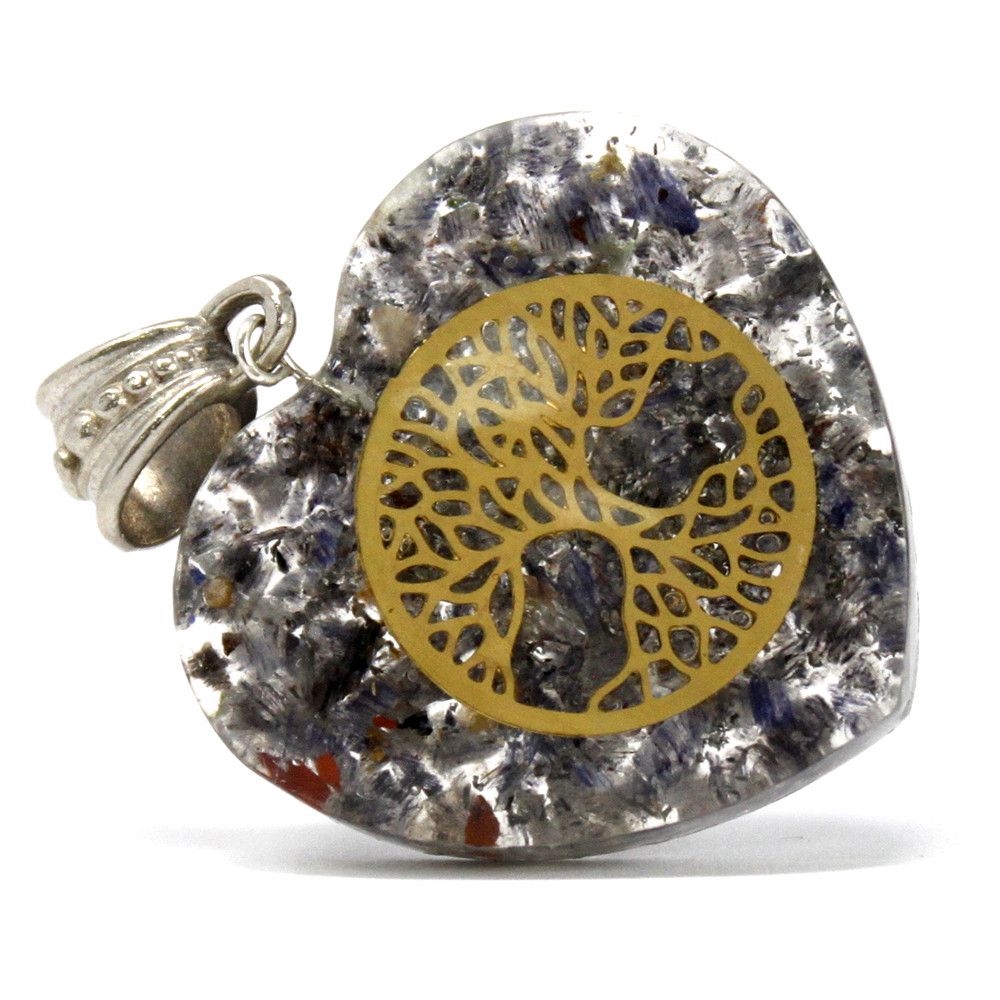 Orgonite Power Pendant - Heart Tree of Life product image