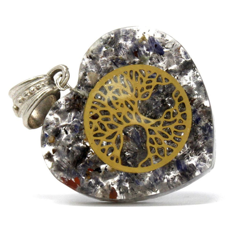 Orgonite Power Pendant - Heart Tree of Life product image