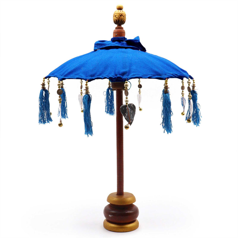 Bali Home Decor Parasol - Cotton - Blue- 40cm product image