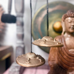 Tibetan Tingsha - Seven Charkra - approx 7cm product image 2