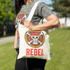 Nomad Sari Iconic Basic Tote Bag - REBEL - Natural 4oz product image 7
