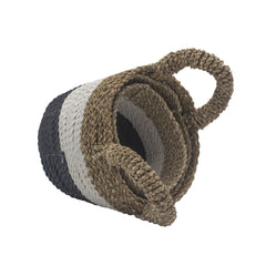 Seagrass Basket Set - Orange / Natural / White product image 2