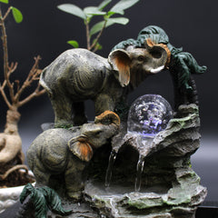 Tabletop Water Feature - 30cm - Elephant Family product image 5