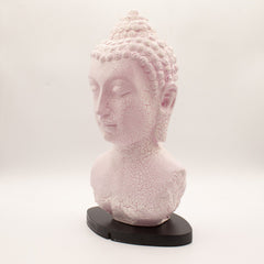 Buddha Bust Lamp Cherry Crackle - Oval stand product image 7
