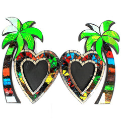 Large Mosaic Coconut Picture Frame - Double product image 2