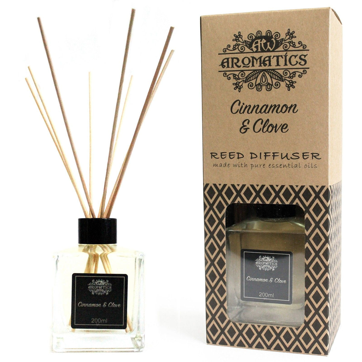 200ml Cinnamon & Clove Essential Oil Reed Diffuser product image 2