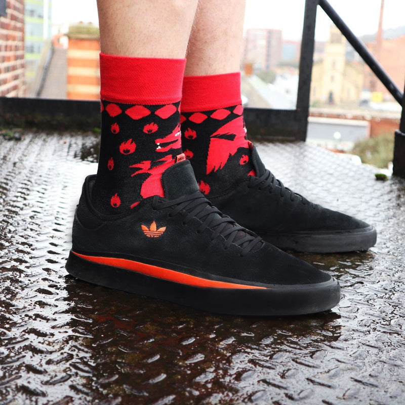 Hop Hare Bamboo Socks M/L - Red Dragons product image
