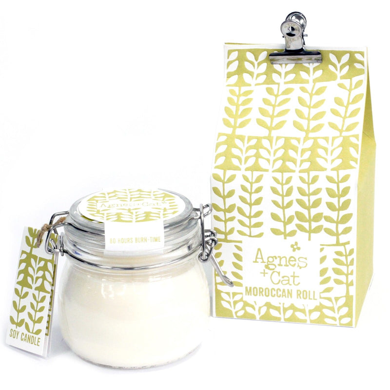 Agnes + Cat Kilner Jar Candle - Moroccan Roll product image