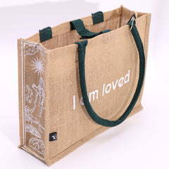 Hop Hare Jute Big Bag - I am Loved product image 5