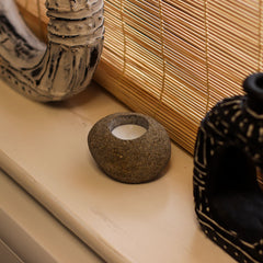 Natural Riverstone Candle Holder - Single Nightlight product image 6