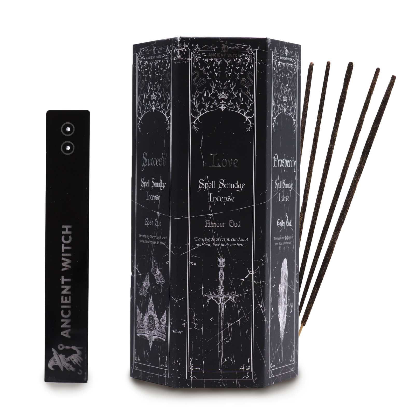 Pyramid Shape Display Incense - Set of 5 Ancient Witch Scents & Spells product image