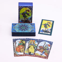 Blue Foil Tarot Card Set - Mandala - with booklet product image 9