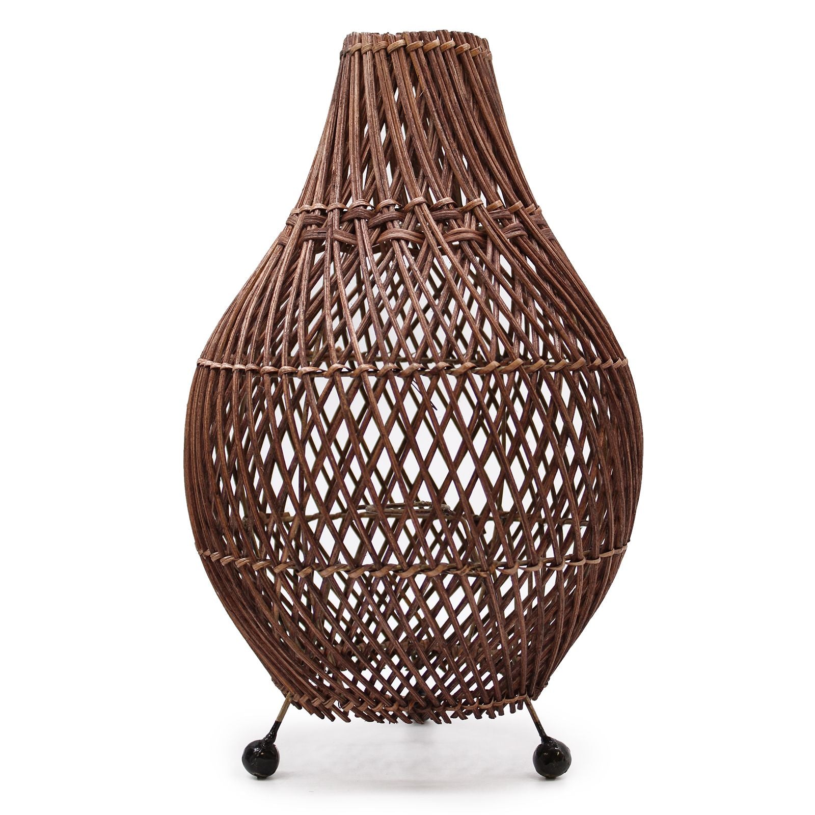 Rattan Table Lamps - Dark Brown product image