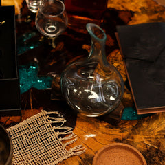 Molten Glass Mini Decanter on Wood 20cm product image 9