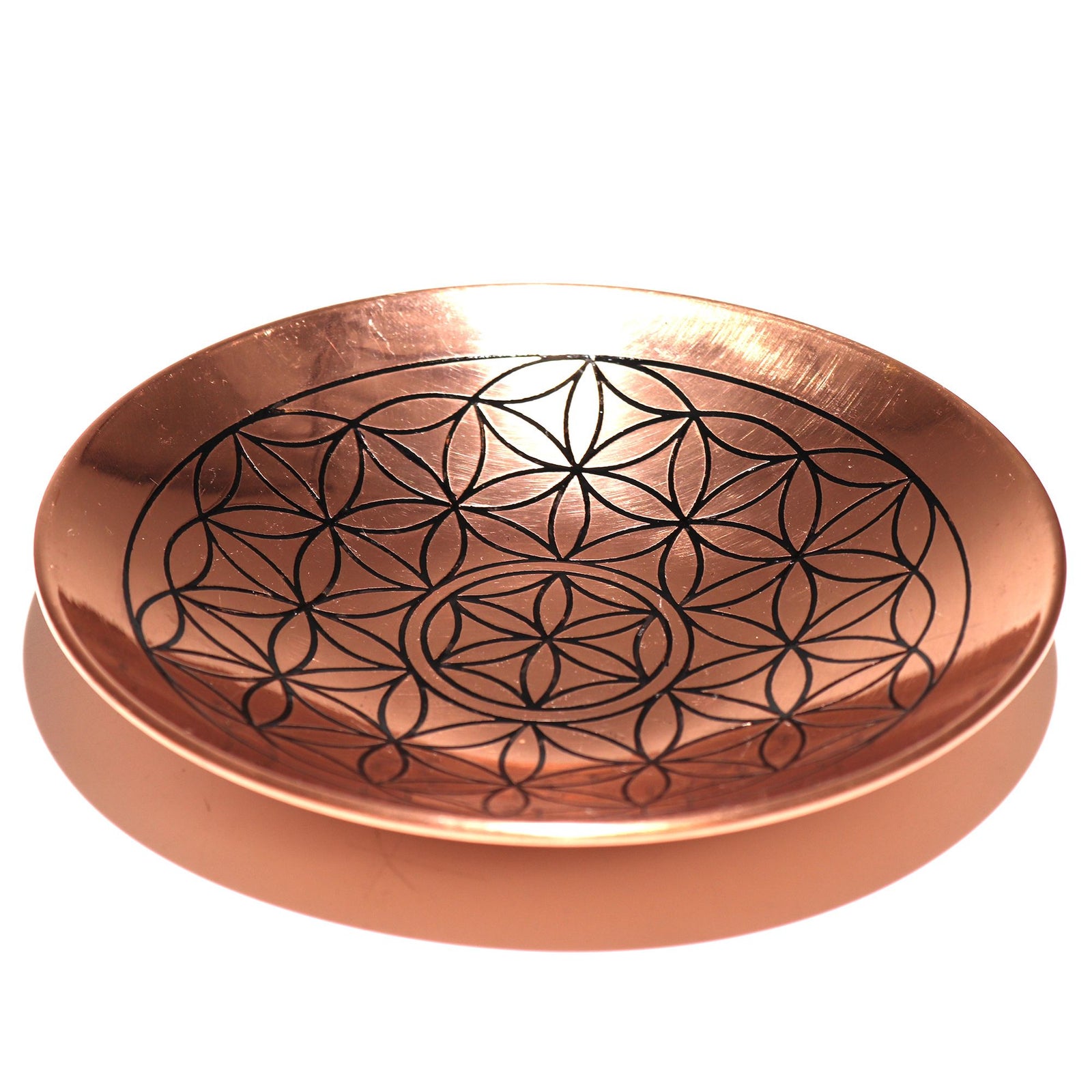 Copper Offer / Smudge Plate - Flower of Life product image