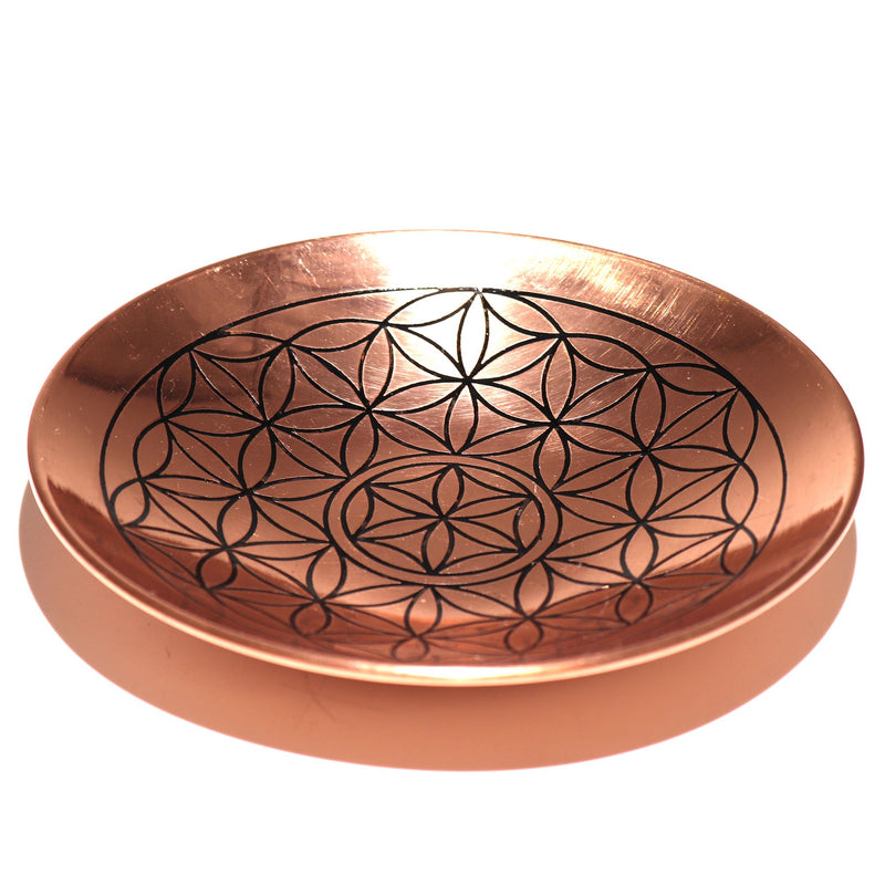 Copper Offer / Smudge Plate - Flower of Life product image