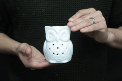 Classic White Oil Burner - Tall Owl product image 4