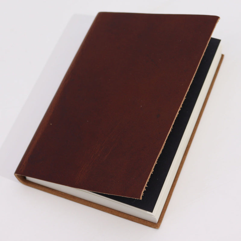 Med Dark Tan Daily Note Book - 100 Lined Pages - 18x13cm product image