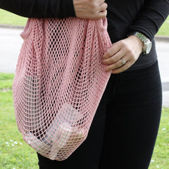 Pure Cotton Mesh Bag - Rose product image 6