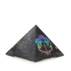 Small Organite Pryamids 5.5x4.5cm - Chakra Buddha - Black Tormaline Chips product image 2