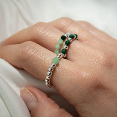 Nymph Spirit Gemstone Ring Set - Forest Spirit product image 6