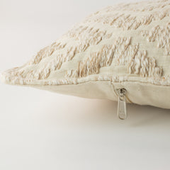 Classic Cushion Cover - Neutral Geo Creme - 30x50cm - Lumber Style