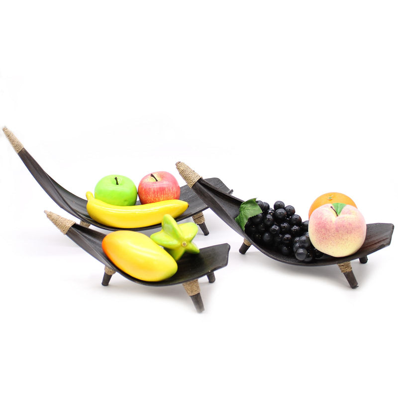 Coconut Leaf Fruit Bowl Set - Chocolate product image