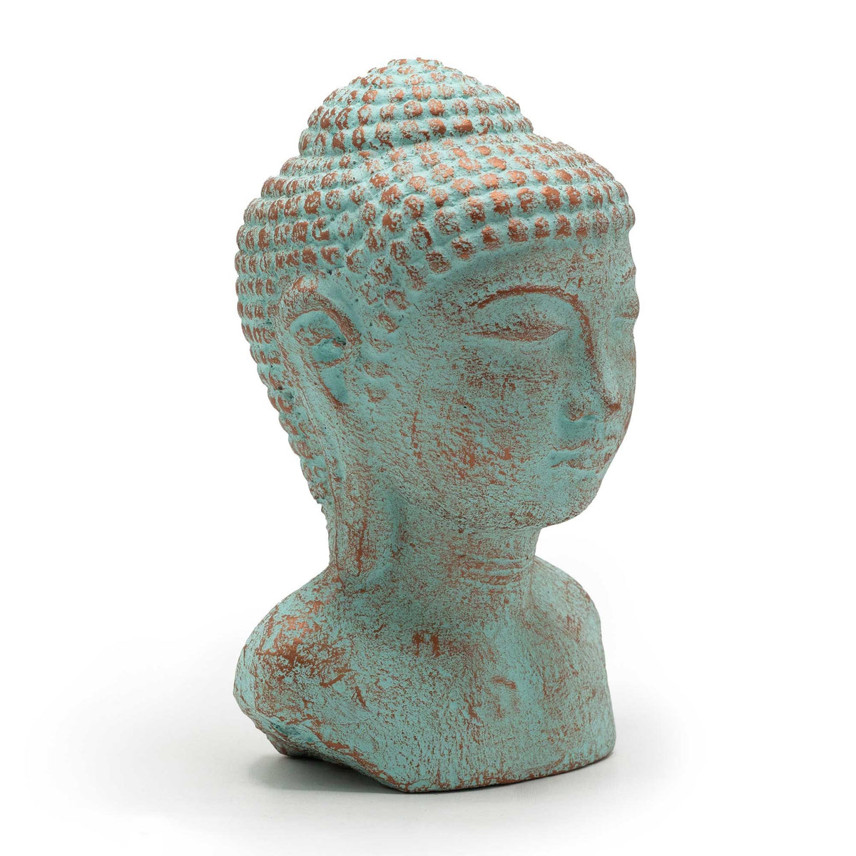 Tranquility Buddha Head - Green Copper product image 6