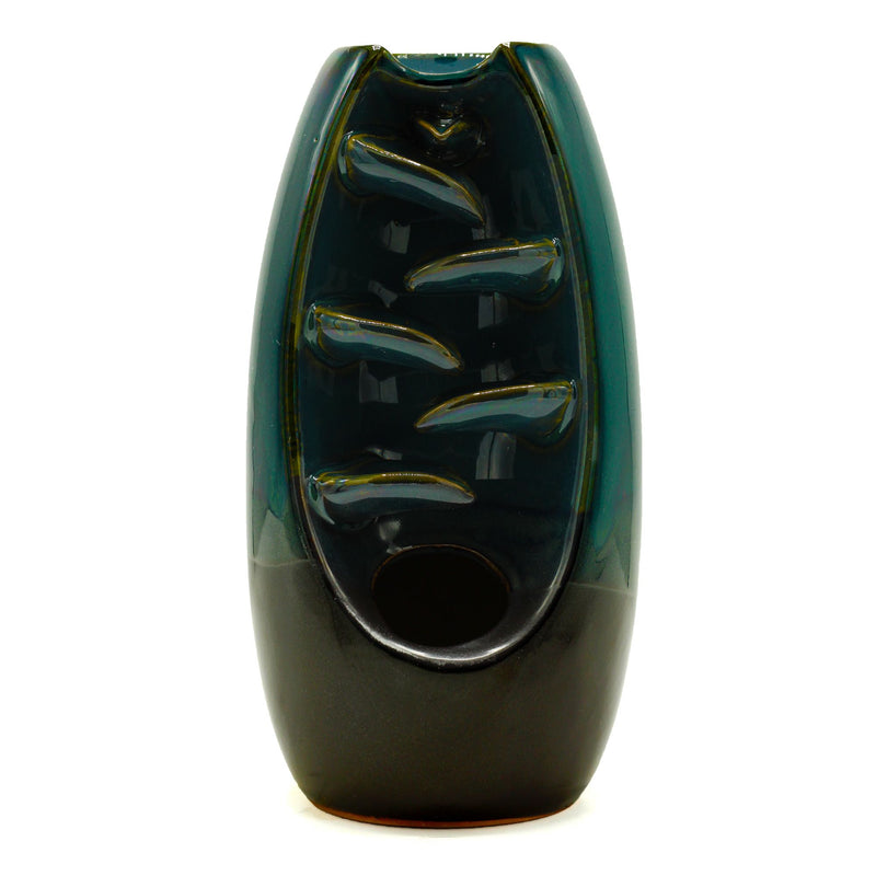 Backflow Incense Burner - Serine Oval Cascade product image
