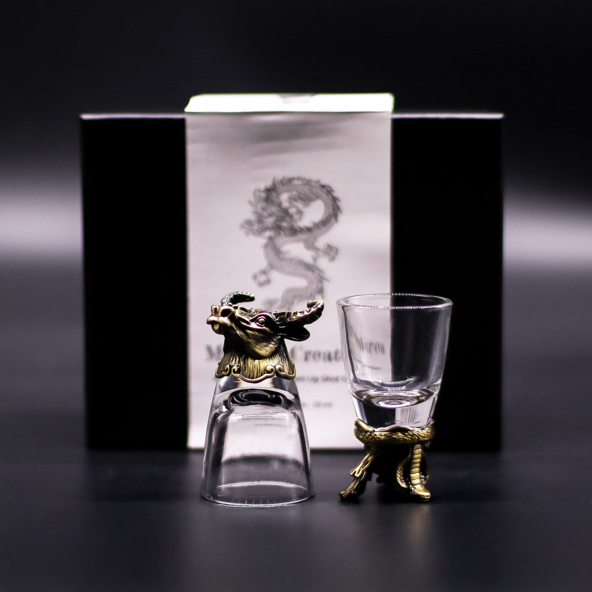Gift Set of 6 Shot Glasses (50ml) - Mystical Creatures - Antique Bronze product image 5