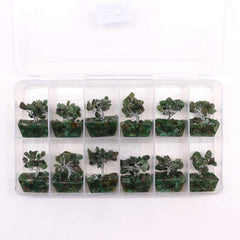 Mini Gemstone Tree On Orgonite Base - Green Aventurine (15 stones) product image 5