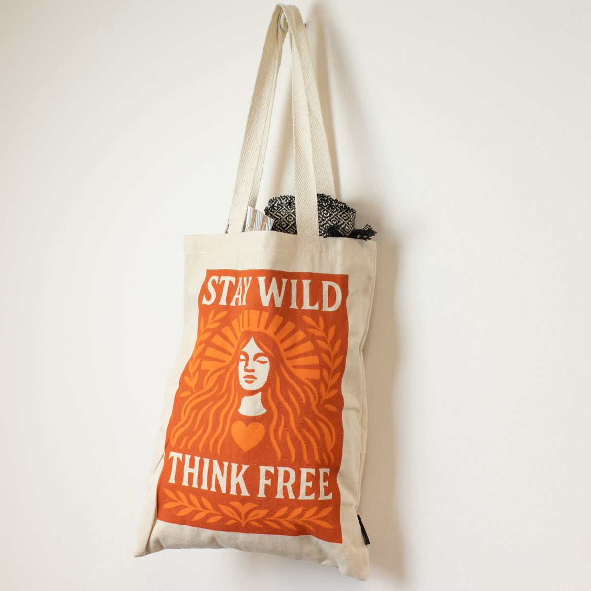 Nomad Sari Iconic Toni Tote Bag - Stay Wild - Natural 10oz product image 3