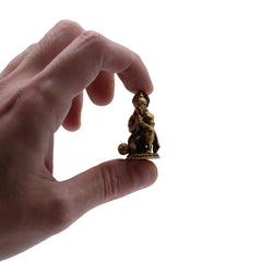 Brass Miniature Gods - Hanuman (30gms) - 36mm product image 3