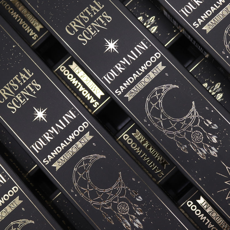 Tourmaline Crystal Scents Smudge Incense - Sandalwood product image