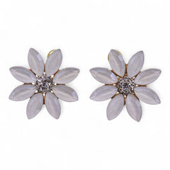 Pearl - Vintage Glass - Flowers - Earrings product image 5