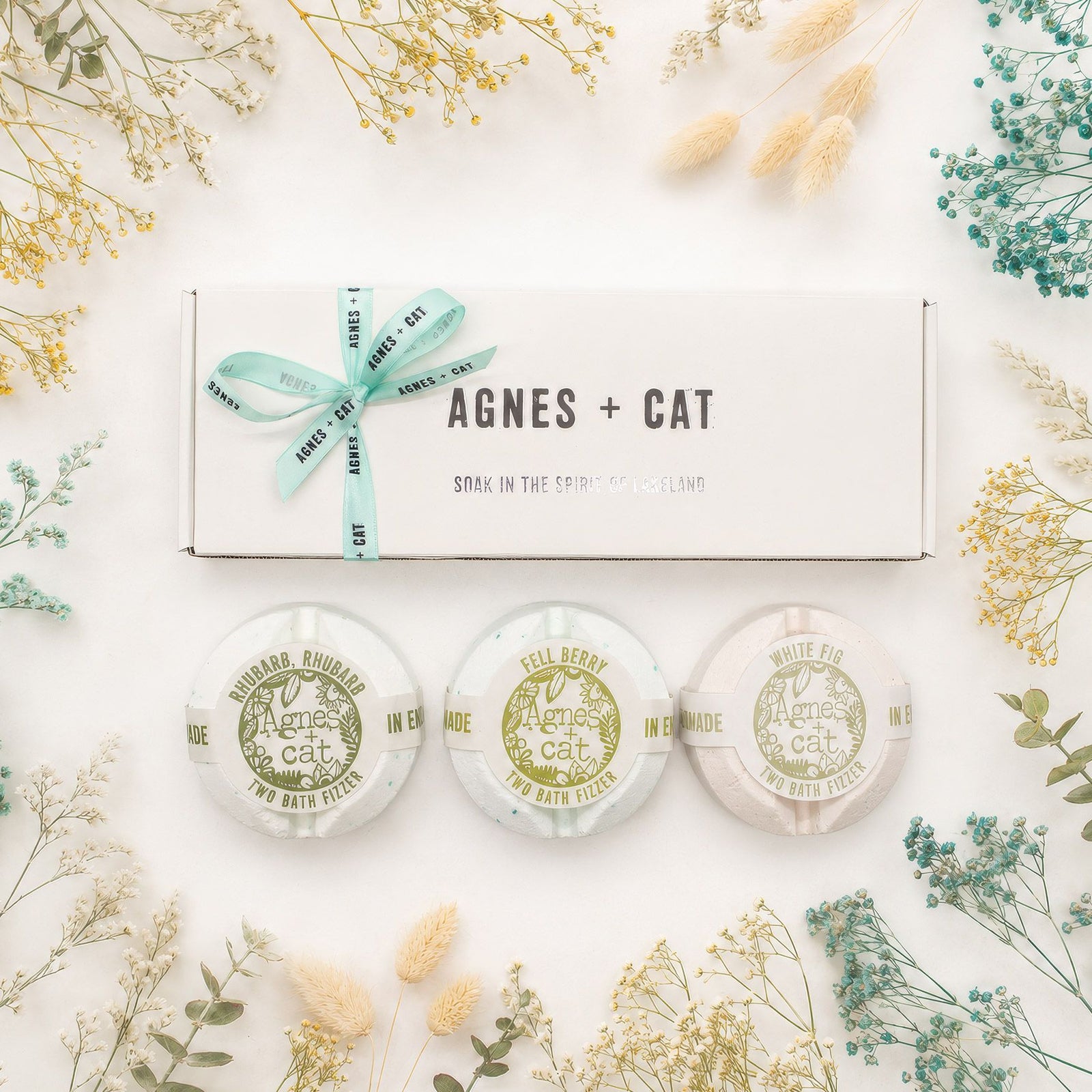Agnes + Cat Berry & Fig Bath Fizzer Gift Set product image