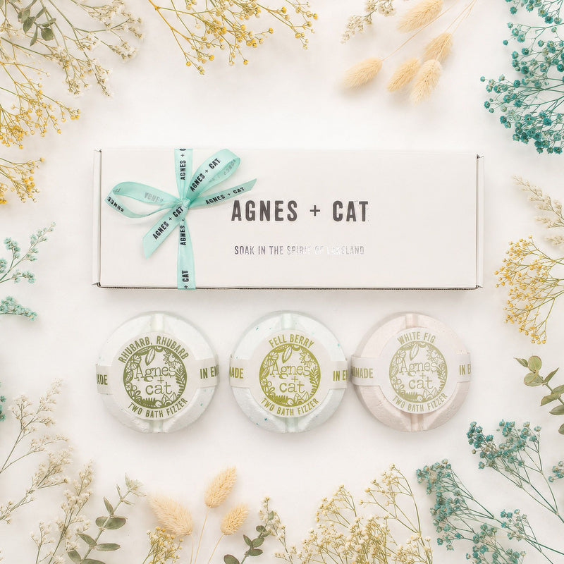 Agnes + Cat Berry & Fig Bath Fizzer Gift Set product image