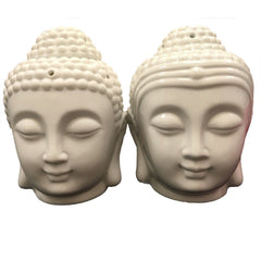 Buddah Head Oil Burner - White product image 2