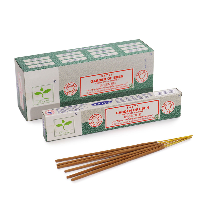 Satya Incense 15gm - Garden of Eden (White Sage & Jasmine) product image