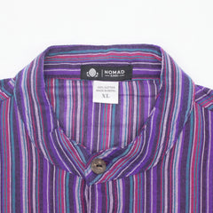 Nomad Sari Grandad Shirt - Black Purple - XL product image 8