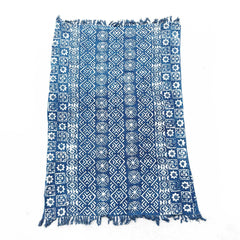 Handmade Indigo Throw - 170x120cm - Desi Stripes product image 3