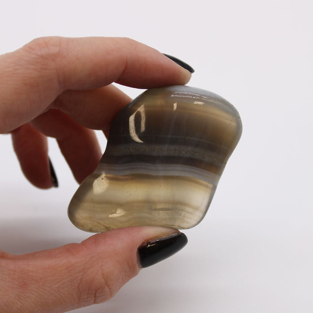 Large African Tumble Stones - Grey Agate - Botswana product image 2