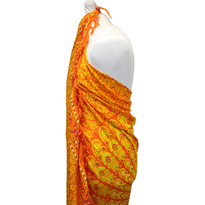 Lime Orange Mandala Sarongs product image