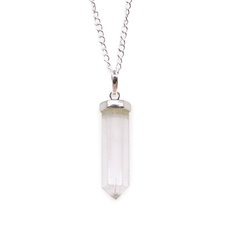Gemstone Classic Point Pendant - Rock Quartz product image