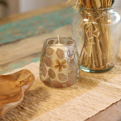 Natural Floral Glass - Vase Candle Holder - Primavera - (12x11cm) product image 11