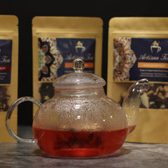 Glass Infuser Teapot - Round Pearl - 400ml product image