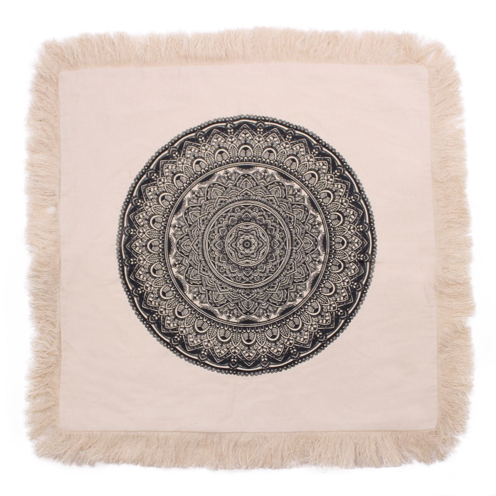 Traditional Mandala Cushion - 60x60cm - black product image