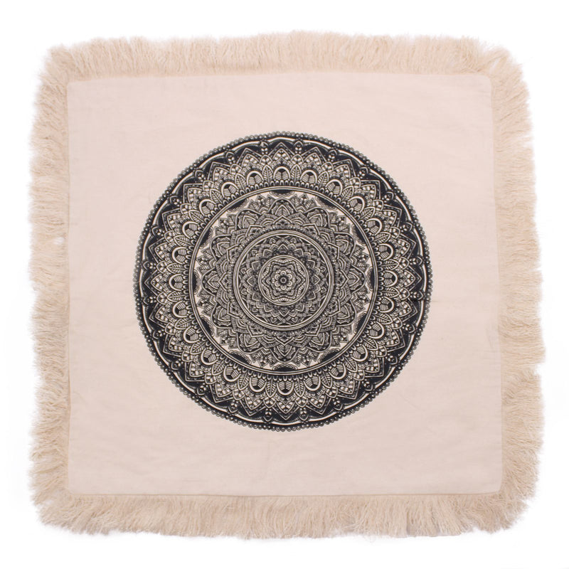 Traditional Mandala Cushion - 60x60cm - black product image