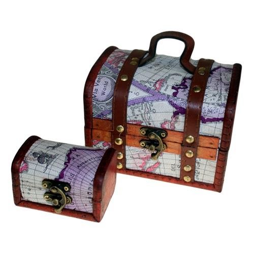 Sets of 2 Colonial Boxes - Atlas Design product image