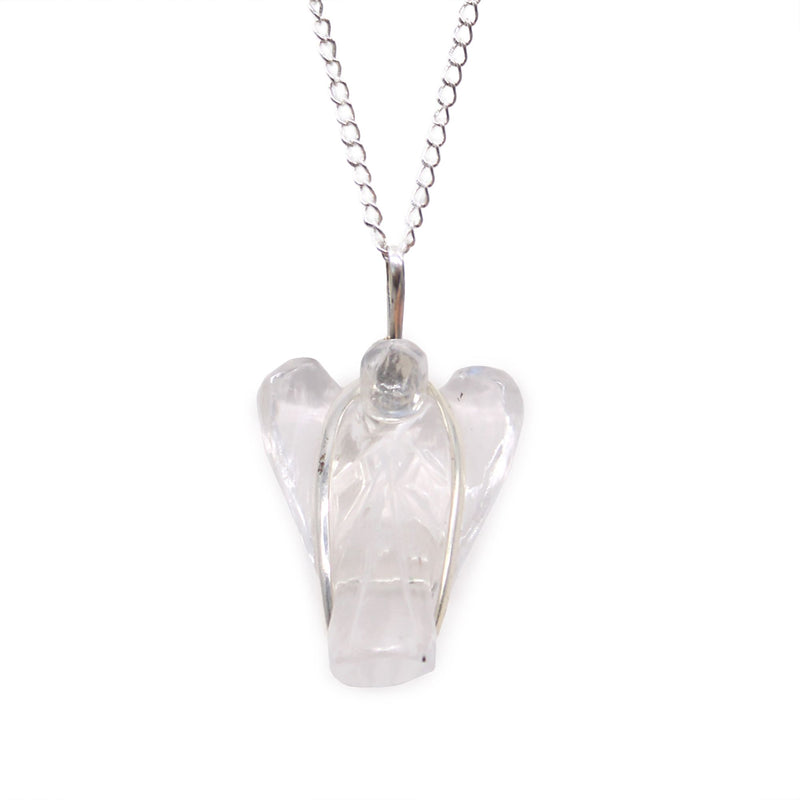 Gemstone Guardian Angel Pendant - Rock Quartz product image